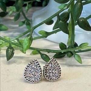 Sterling Silver Teardrop Earrings